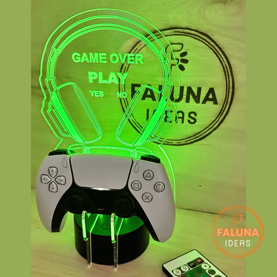 Lámpara Soporte Mando Control Play - para amantes de los video Juegos - Imagen 3