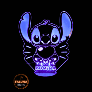 Lámpara led de Stitch